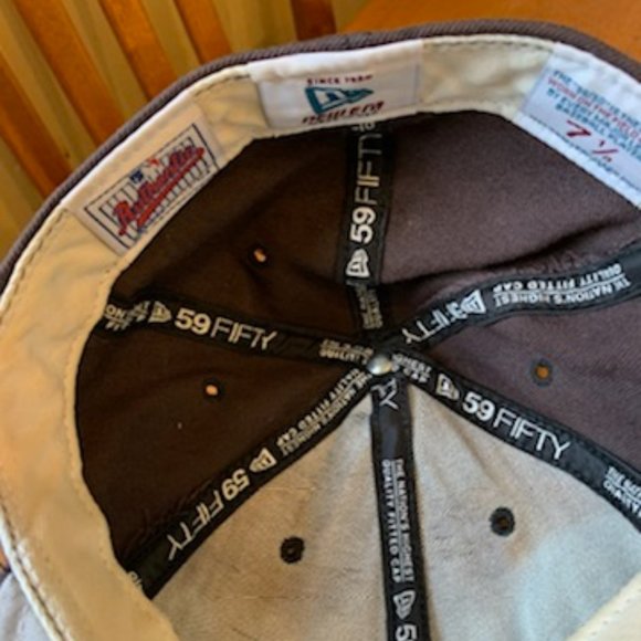 Vintage Blue Houston Astros Fitted 7 1/8 cap - Picture 3 of 5